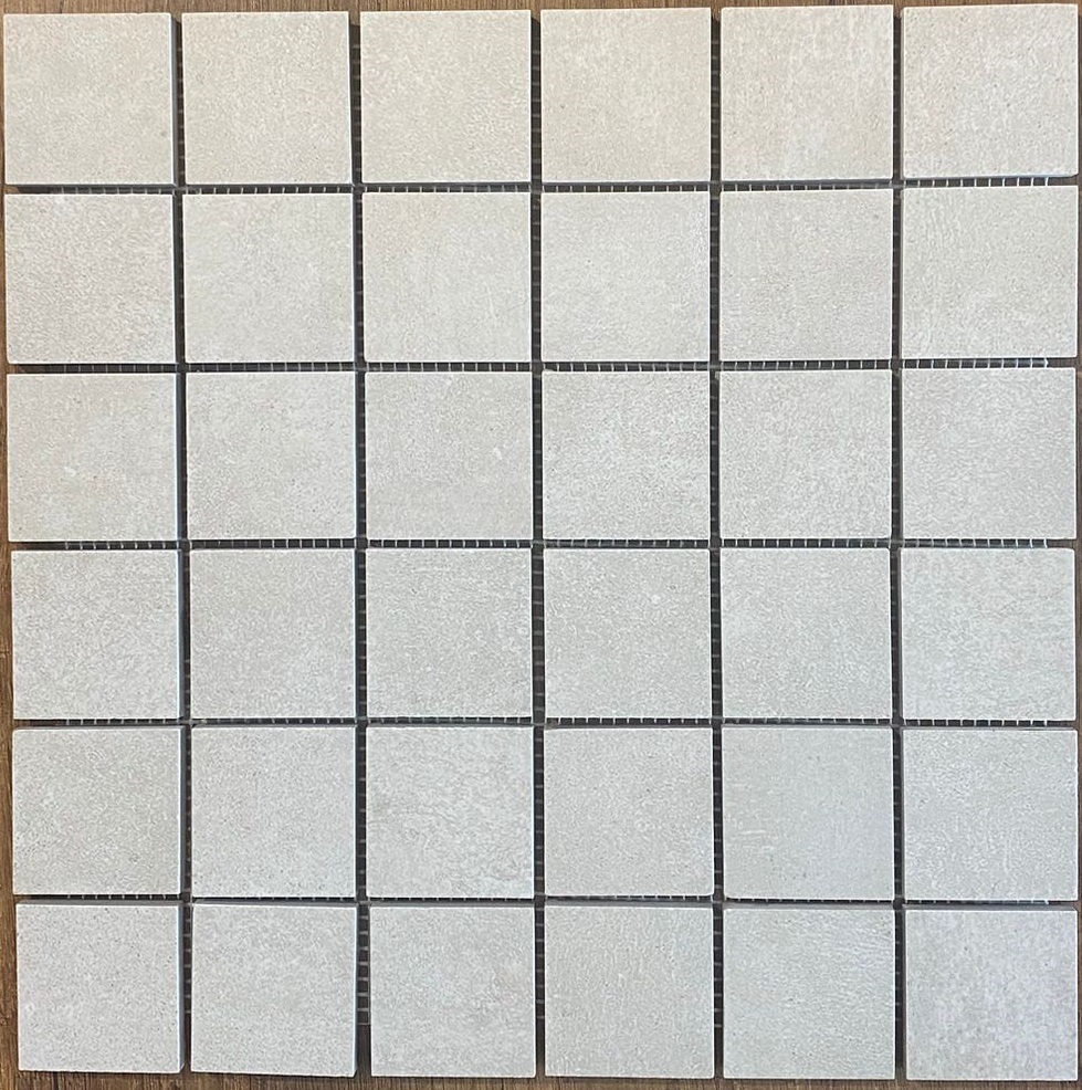 Cephe Seramiği CYBELE 5X5 CEMENTO BONE MOZAIK(12 adet/kutu)