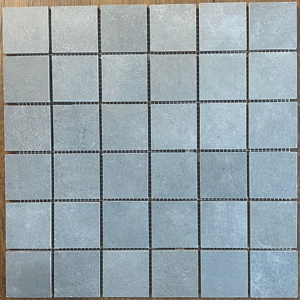 Cephe Seramiği CYBELE 5X5 CEMENTO LIGHT GREY MOZAIK(12 adet/kutu)