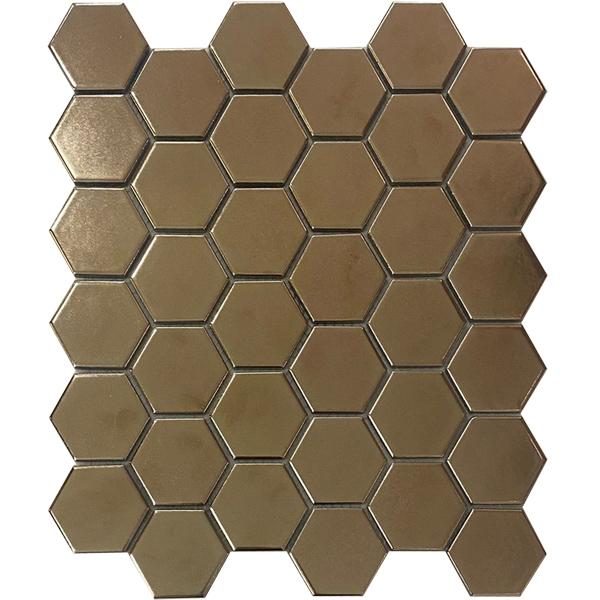 Cephe Seramiği CYBELE 32,50X28,20 MIDI HEXAGON PORCELAIN MOSAIC-ROSE(20 adet/kutu)
